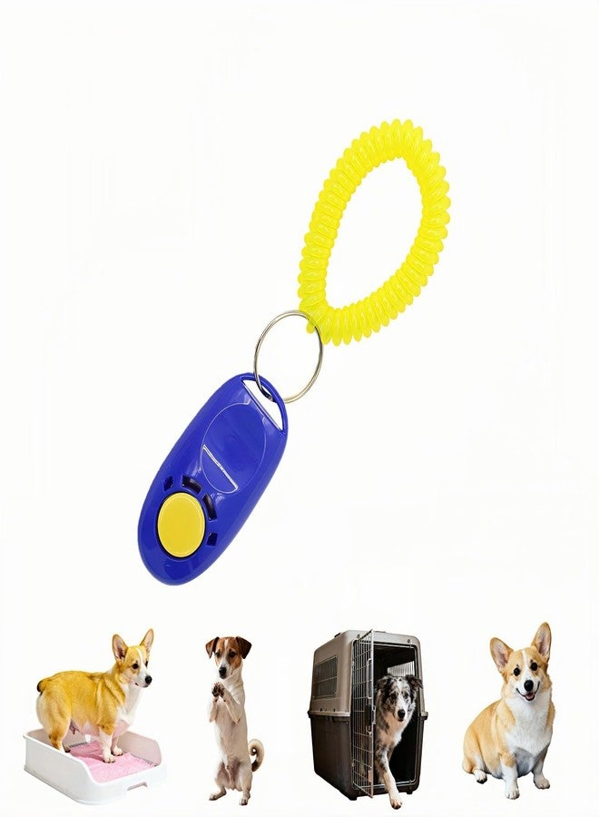 BUBBLE-FLY Dog Training Clicker with Wrist Strap, Effective Obedience Aid for Barking, Sit, Stay. Humane & Easy - Image 1